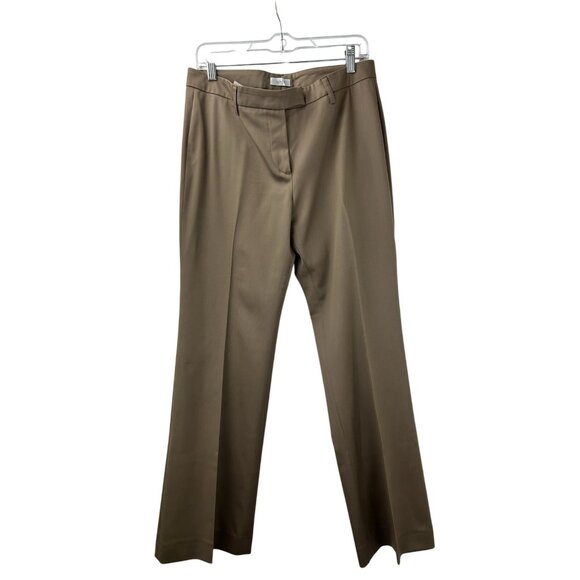 Gunex Italy Dress Slacks Pants Size 8 Office Business Virgin Wool Blend Wide Leg - Picture 10 of 16